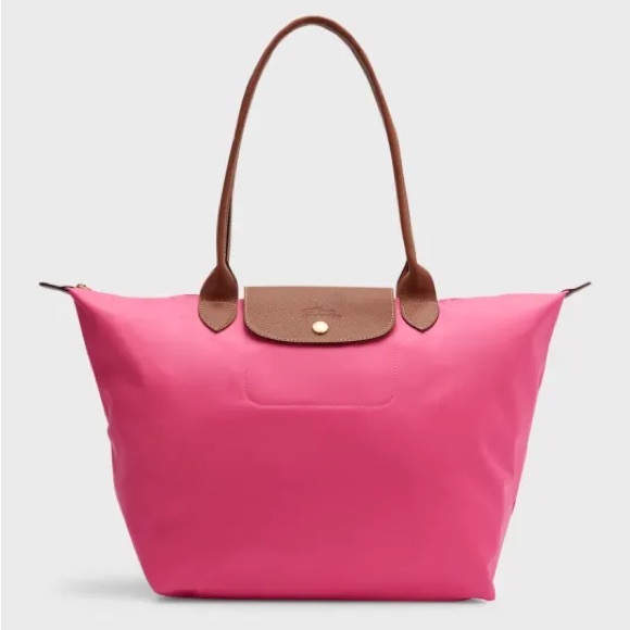 Longchamp Handbags - The Longchamp Pink Le Pliage Original Large Tote Bag